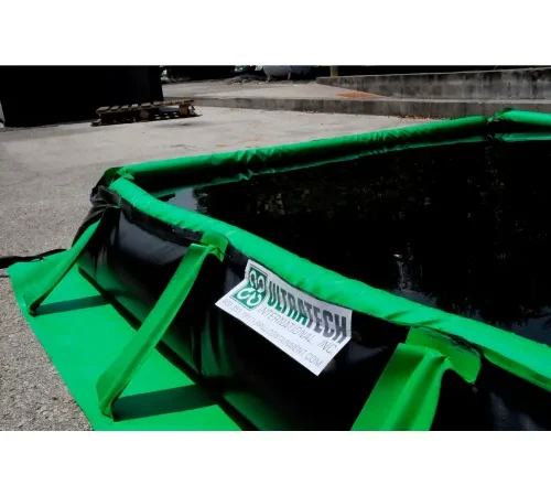 UltraTech 8630 Ultra-Containment Berm, Rapid Rise Model, 6' x 6' x 1', 22 oz. PVC