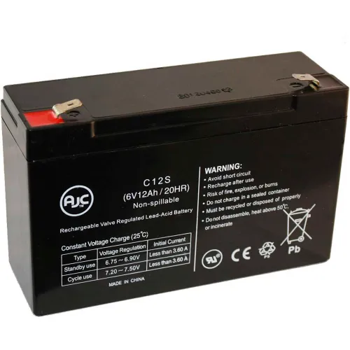 AJC York-Wide Light APF12RF 6V 12Ah Emergency Light Battery