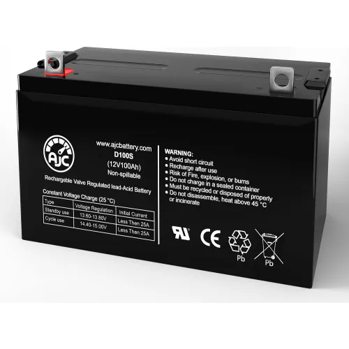 AJC Dual-Lite 12-871 Emergency Light Replacement Battery 100Ah, 12V, NB