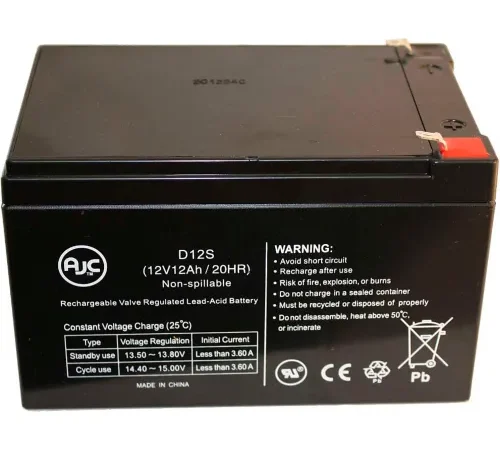 AJC Sonnenschein A512/10S 12V 12Ah Emergency Light Battery