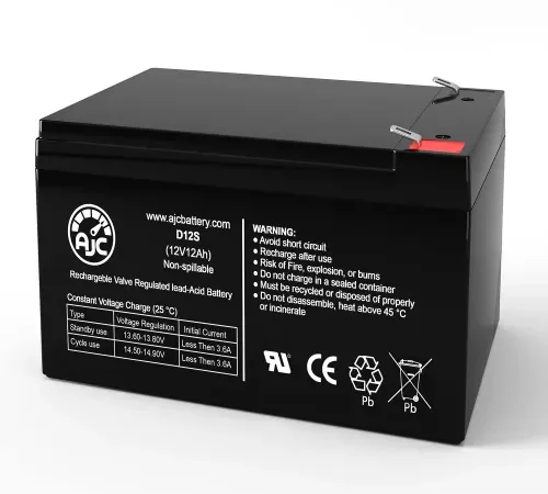 AJC Sonnenschein M84001A5120100S Emergency Light Replacement Battery 12Ah, 12V, F2