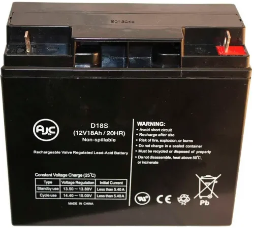 AJC Power-Sonic PS-12180NB 12V 18Ah Emergency Light Battery