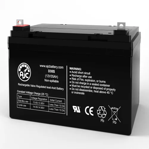AJC Dyna-Ray DR7497S Emergency Light Replacement Battery 35Ah, 12V, NB