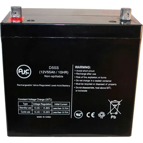 AJC Lithonia ELB-1255 12V 55Ah Emergency Light Battery