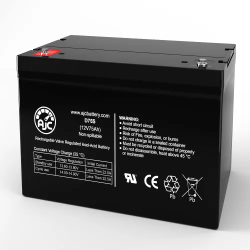 AJC Sonnenschein A412-50 F10 Emergency Light Replacement Battery 75Ah, 12V, IT