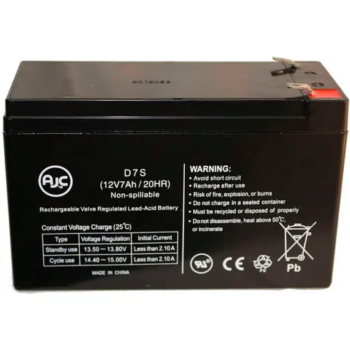 AJC ELS EDS1270 12V 7 Amp Hours Emergency Light Battery
