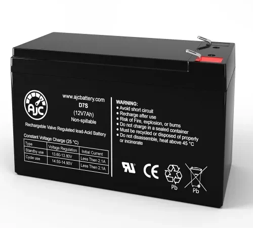 AJC Dual-Lite LM36CH- Emergency Light Replacement Battery 7Ah, 12V, F1