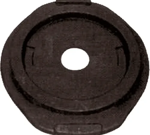 Cortina Traffic Barrel Drum Base, 25 Lb., Recycled Rubber Base, Round, 03-732-25