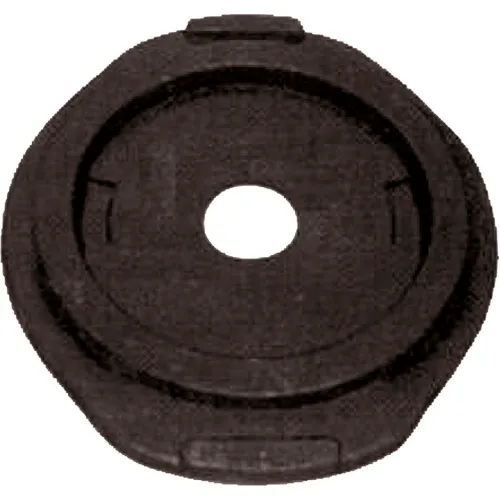 Cortina Traffic Barrel Drum Base, 25 Lb., Recycled Rubber Base, Round, 03-732-25
