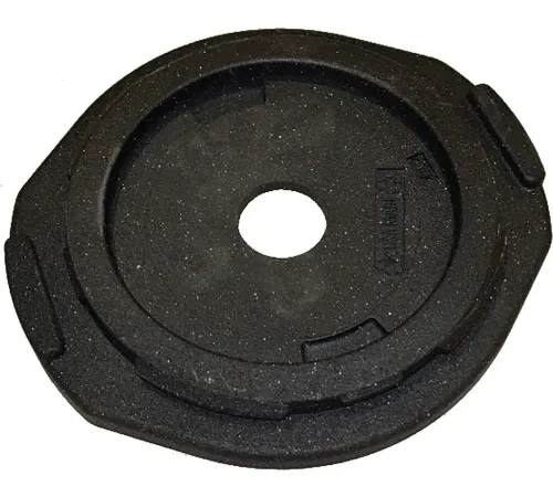 Cortina Traffic Barrel Drum Base, 30 Lb., Recycled Rubber Base, Round, 03-732-30