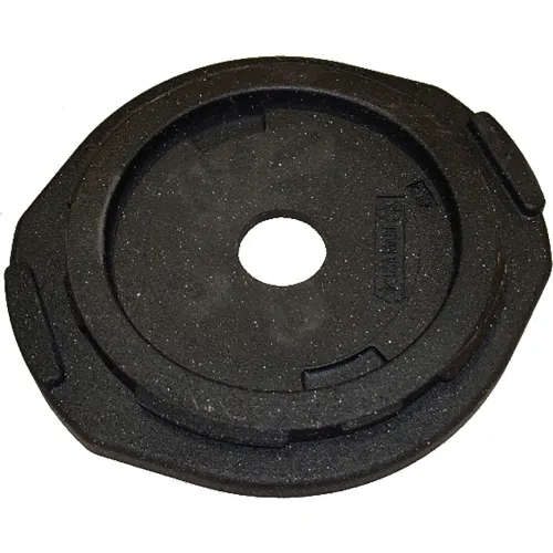 Cortina Traffic Barrel Drum Base, 30 Lb., Recycled Rubber Base, Round, 03-732-30