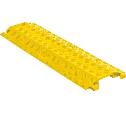Checkers? Fastlane 1-Channel Cable Protector, 4200 lb. Cap., 38-1/2" x 10-7/8" x 1-1/2", Yellow