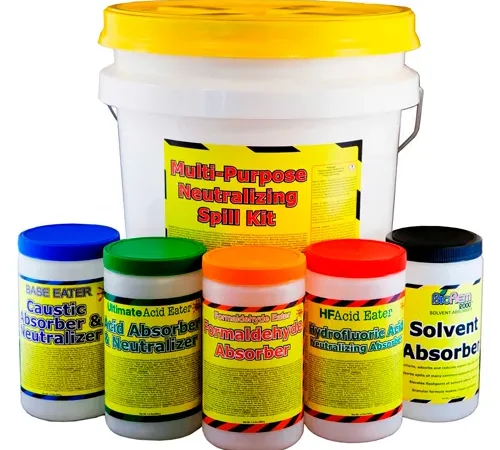 Spill Wizards Multi-Purpose Absorber & Neutralizing Spill Kit, 3.5 Gallon, 6600-035