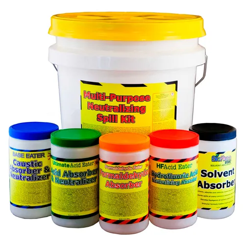 Spill Wizards Multi-Purpose Absorber & Neutralizing Spill Kit, 3.5 Gallon, 6600-035