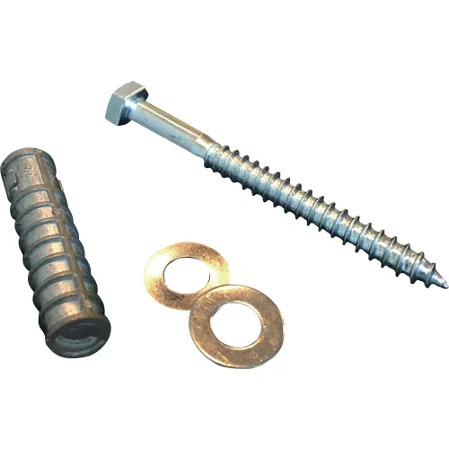 6" Metal Lag Bolt, Washer And Anchor Kit For GNR Easy Rider Speed Bumps - Image 2
