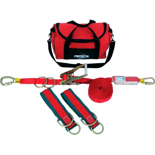 3M" Protecta 1200101 PRO-Line Temporary Horizontal Lifeline, 60'L, 310 Cap Lbs