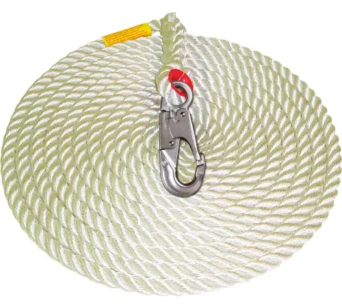 3M" Protecta 1299998 Vertical Lifeline, 100'L, 310 Cap Lbs