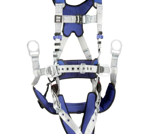 3M" DBI-SALA ExoFit X100 Comfort Tower Climbing Vest Safety Harness, Back/Front/Hip D-Ring, S