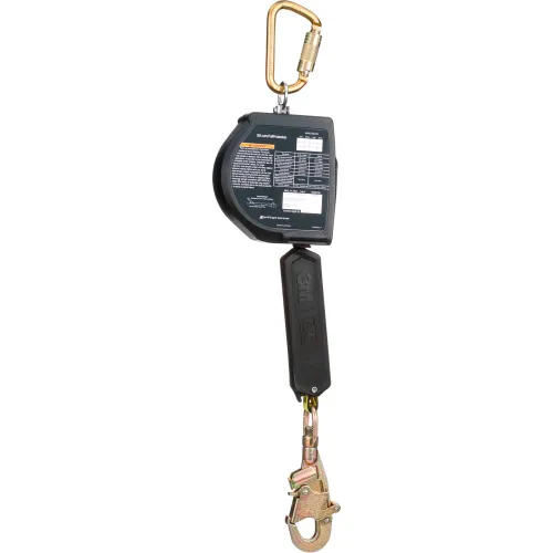 Retractable fall arrest lifeline with snap hook