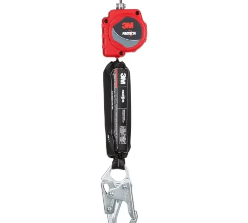 3M Protecta red self-retracting lifeline with hook
