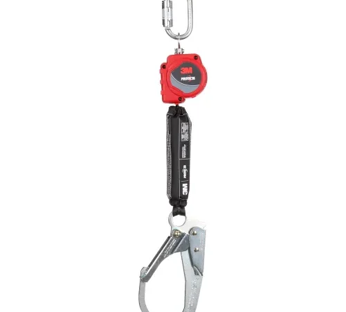 3M red retractable fall protection lanyard