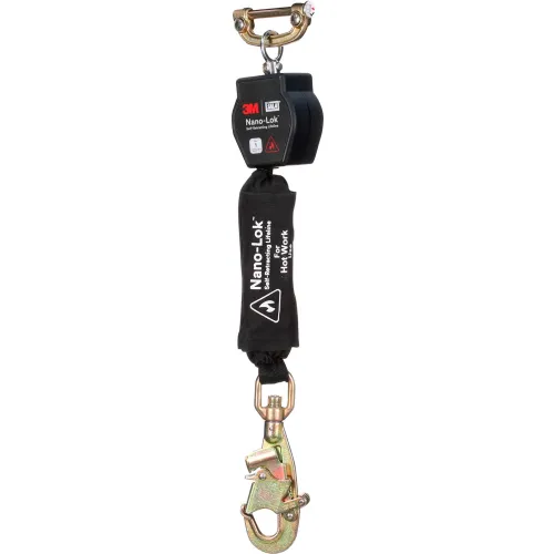3M Nano-Lok self-retracting lifeline with snap hook