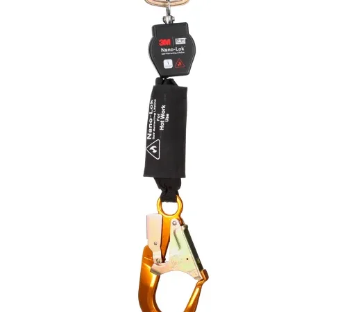 3M Nano-Lok retractable lifeline with golden hook