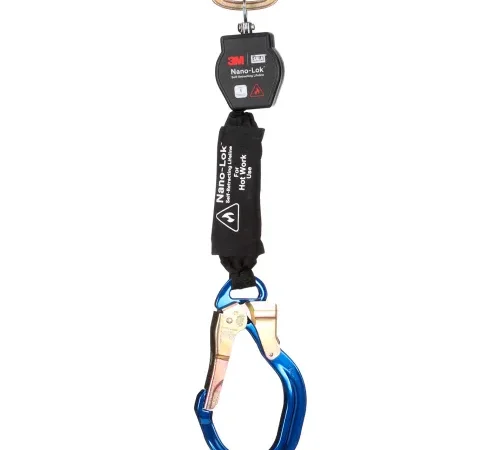 3M Nano-Lok lanyard with blue carabiner