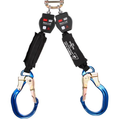 3M Nano-Lok dual-leg fall protection lanyard