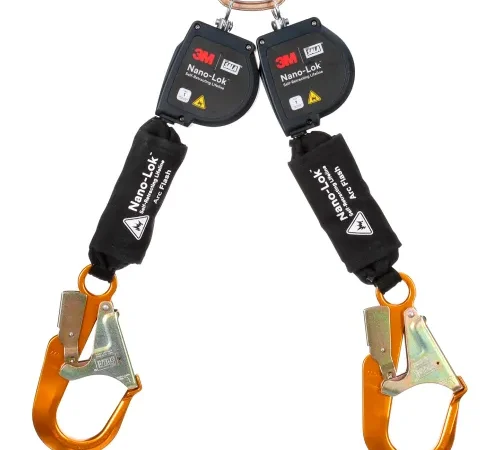 3M Nano-Lok twin-leg fall arrest lanyards