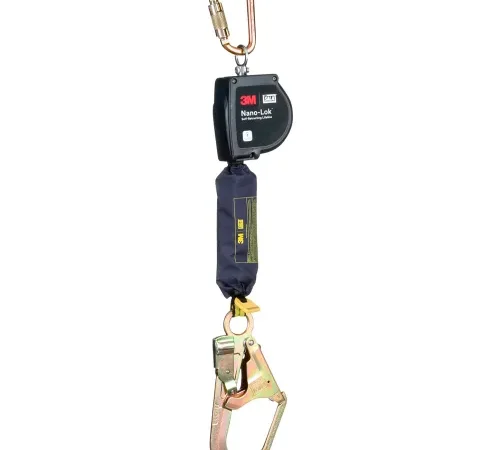 3M Nano‑Lok retractable lifeline with carabiner
