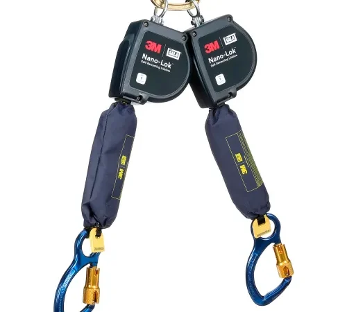Dual 3M Nano-Lok lifelines with carabiners