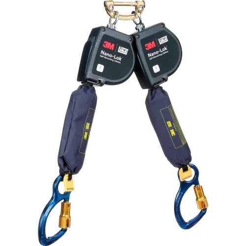 Dual 3M Nano-Lok lifelines with carabiners