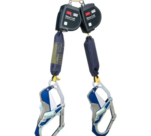 3M Nano-Lok twin-leg fall arrest lanyard