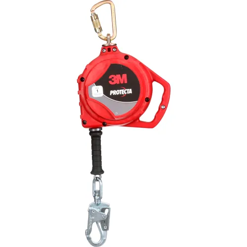 Red 3M Protecta self-retracting lifeline