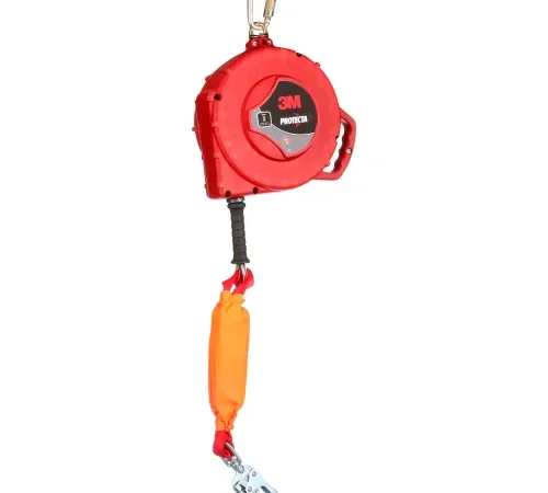 Red 3M Protecta self-retracting lifeline