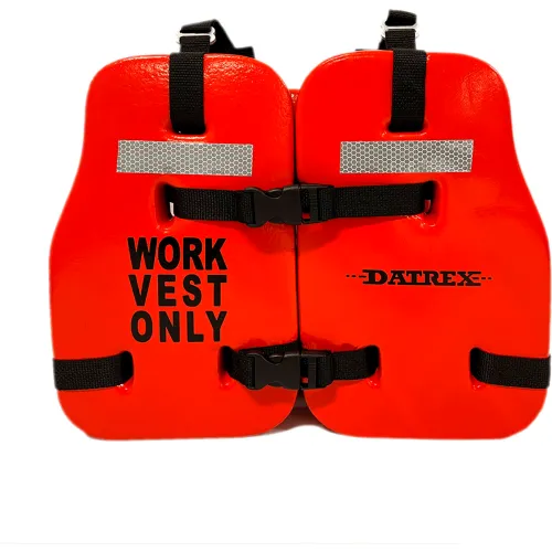 Datrex Commercial Work Vest, Vinyl Dip, USCG Type V, Adult/Universal, Orange