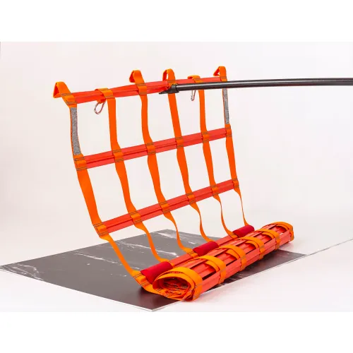 Fibrelite Man Over Board Recovery Cradle, 157-1/2"L x 51-3/16"W, Orange - Image 2