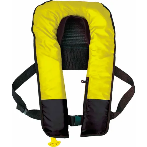 Datrex Manual/Automatic Inflatable Life Jacket, USCG Type V, Adult/Universal, Hi-Vis Yellow/Black