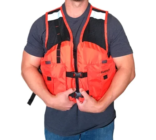 Datrex Maxflow Life Vest, Mesh, USCG/TC Type III, 2XL, Orange