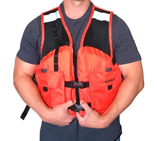 Datrex Maxflow Life Vest, Mesh, USCG/TC Type III, S, Orange