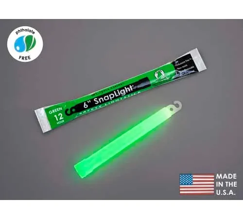 Datrex 6" SnapLight Light Sticks, Green - ER0051M-GN