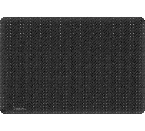 Global Industrial Diamond-Plate Anti Fatigue Mat, 9/16" Thick, 3'W x 8'L, Black