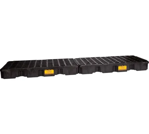 Eagle 1647B 4 Drum In-Line Spill Containment Platform - Black no Drain