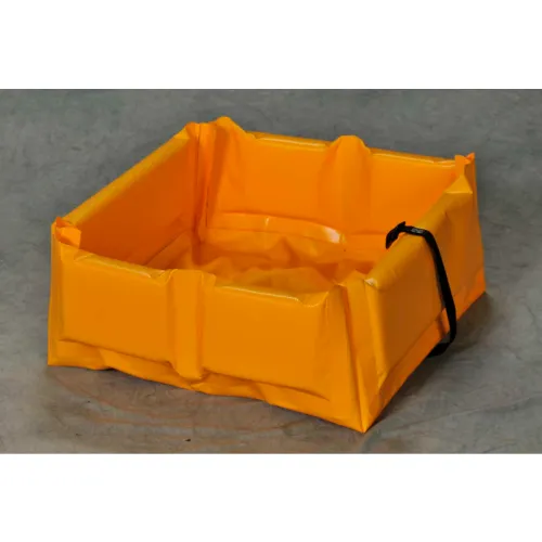Eagle 60 Gal. Folding Quik-Deploy SpillNest", 4' x 4' x 6", Yellow, T8005FS