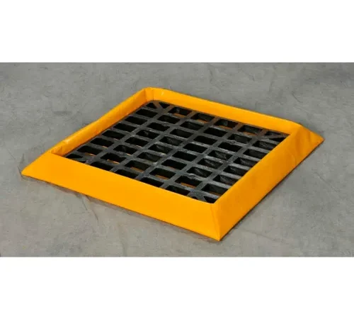 Eagle 1 Drum SpillNEST" Utility Tray T8101G with Grate 32-1/4" x 32-1/4" x 3" - 10 Gallon Cap.