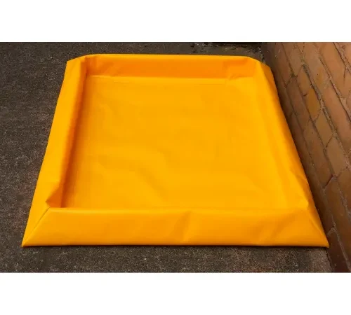 Eagle 4 Drum SpillNEST" Utility Tray T8103G with Grate 57-3/4" x 57-3/4" x 3" - 30 Gallon Cap.