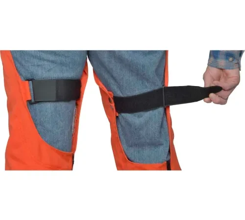 Elvex? ProChapsZ" Replacement Velcro? Thigh Closure For Chain Saw Chaps, 16"L, Black