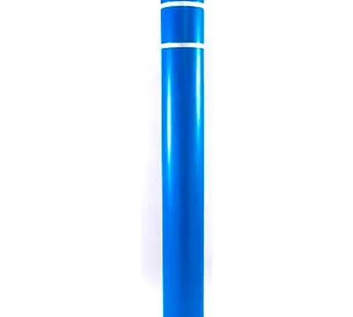 Tall blue insulated stainless steel water bottle