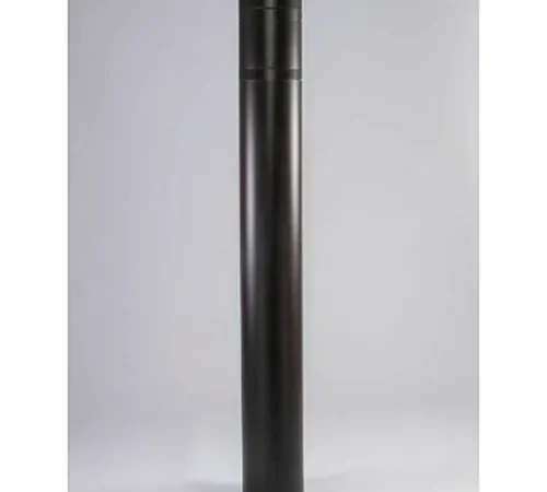 Tall black cylindrical poster mailing tube